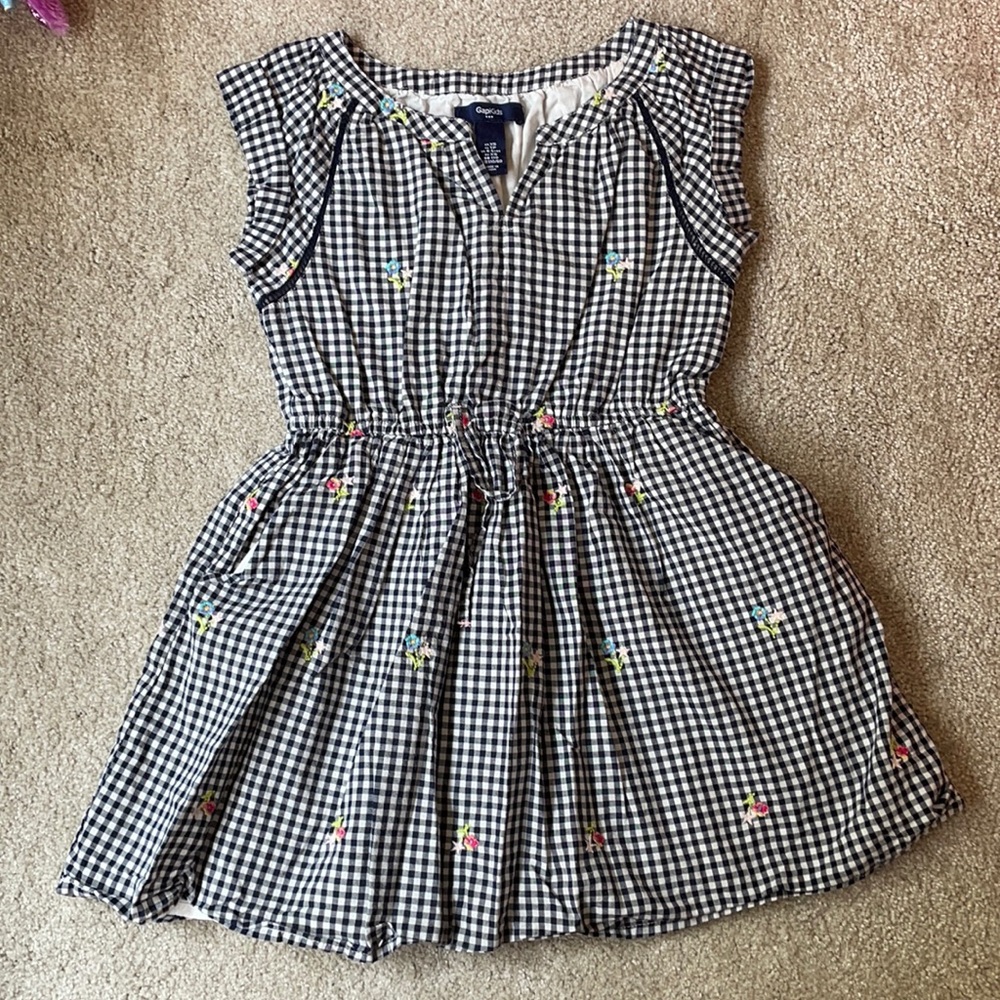 Baby Gap gingham pattern dress